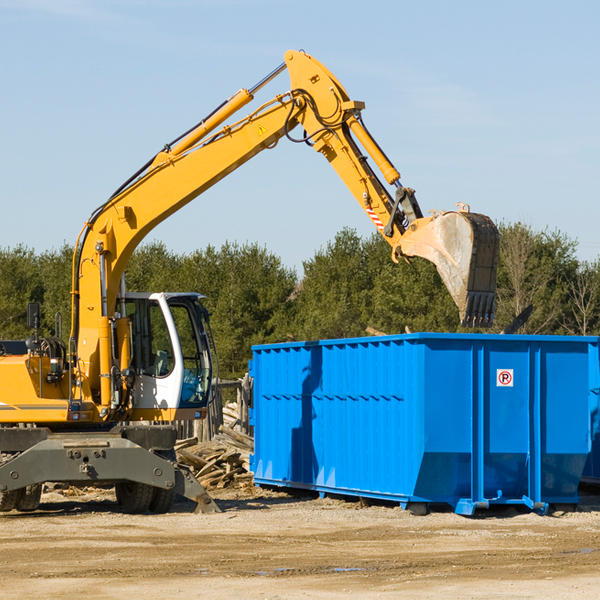 can i choose the location where the residential dumpster will be placed in Elkhart